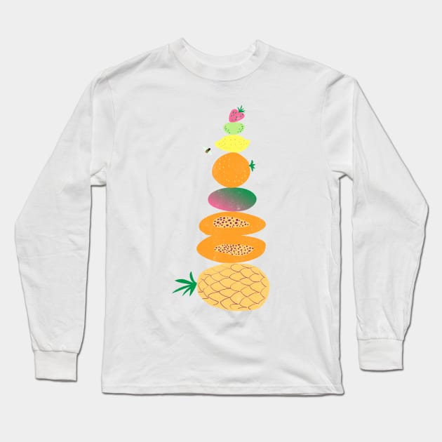 summer fruit Long Sleeve T-Shirt by anneamanda